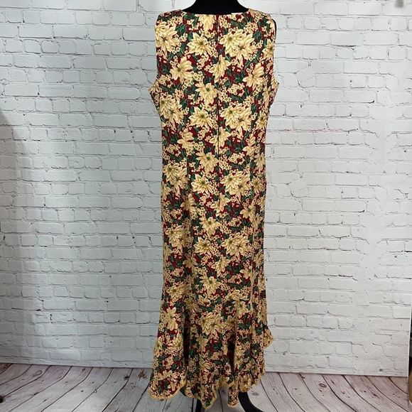 Vintage Hilo Hattie Hawaiian Original Maxi Dress Size 20 beach - Picture 9 of 12